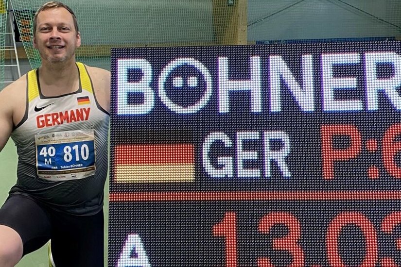 Tobias Bühner konnte sich über seine guten Platzierungen bei der Hallen-WM freuen.