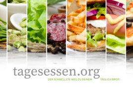 Auf tagesessen.org kann man leckere Mittagsgerichte bei den regionalen Gastronomen abholen  oder direkt vor Ort genießen.
