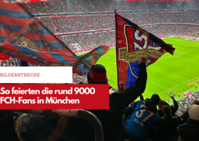 Rund 9000 Heidenheimerinnen und Heidenheimer waren beim Spiel des FCH in der Allianz Arena dabei. | Foto: Dennis Straub
