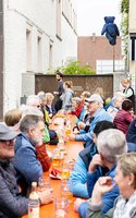 Ein gelungenes Maibaumfest begeisterte die Besucherinnen und Besucher in Giengen auf dem neuen Rathausplatz. | Foto: Lukasz Burchardt