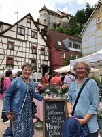 Der Heidenheimer Rosenmarkt: Ein Traum von Blumen und alt-städtischer Romantik. | Foto: Daniela Stängle