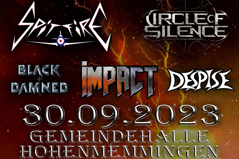 Nach der gelungenen ersten Metalnight 2022 kommt es am 30.9 zu einer weiteren Show in Hohenmemmingen.