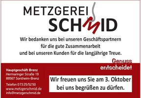 SVÖ Erweiterung Metzgerei Schmid 27.09.2