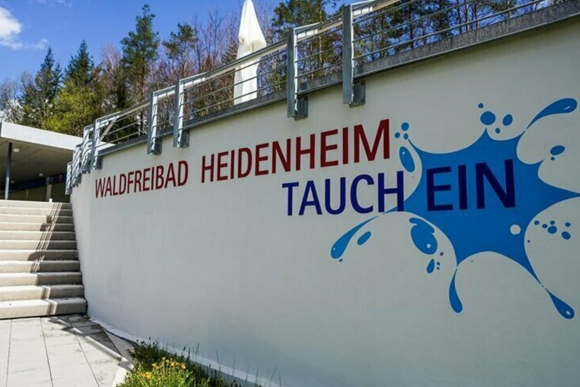 Das Waldbad in Heidenheim öffnet am 4. Juni.