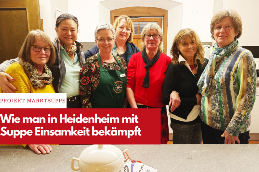 Das ehrenamtliche Team der Marktsuppe freut sich immer mittwochs von 12 bis 14 Uhr auf Gäste im Heidenheimer Bürgerhaus. Foto: Stadt Heidenheim