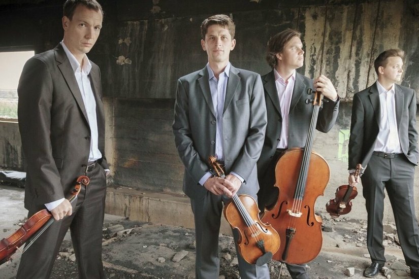 Die vier Ausnahmemusiker des Bennewitz Quartets Foto: Kamil Ghais