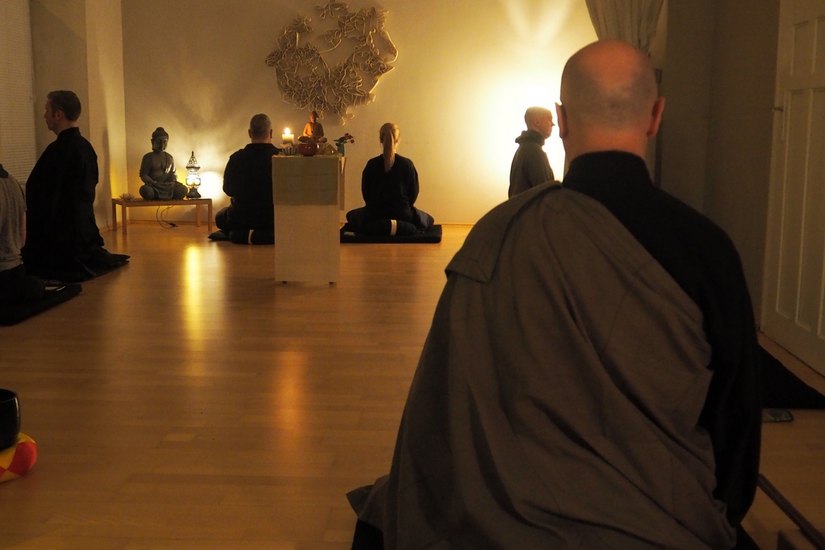 Wie man Zen erlernen kann, erläutert am 12. September ein Zen-Mönch im Zentrum des Kneipp-Vereins.-Verein  funktioniert