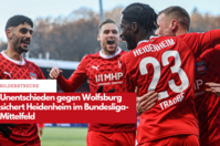 Torreiche Auseinandersetzung: Moritz Jenz gleicht mit einem unglücklichen Eigentor aus. Heidenheim und Wolfsburg trennen sich im packenden Bundesliga-Duell mit einem 1:1-Unentschieden.