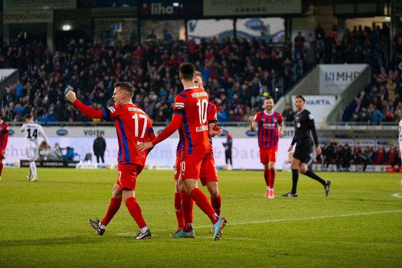 Erfolgreich: Auch gegen den SV Darmstadt 98 will der Tabellendritte der zweiten Liga ein weiteres Ausrufezeichen setzen.