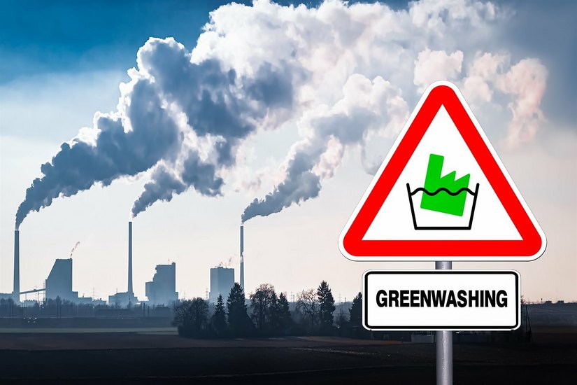 Unternehmen geben sich in der Öffentlichkeit als umweltfreundlich und verantwortungsbewusst Image, ohne dass es dafür eine hinreichende Grundlage gibt. Dieses Phänomen wird "Greenwashing" genannt.