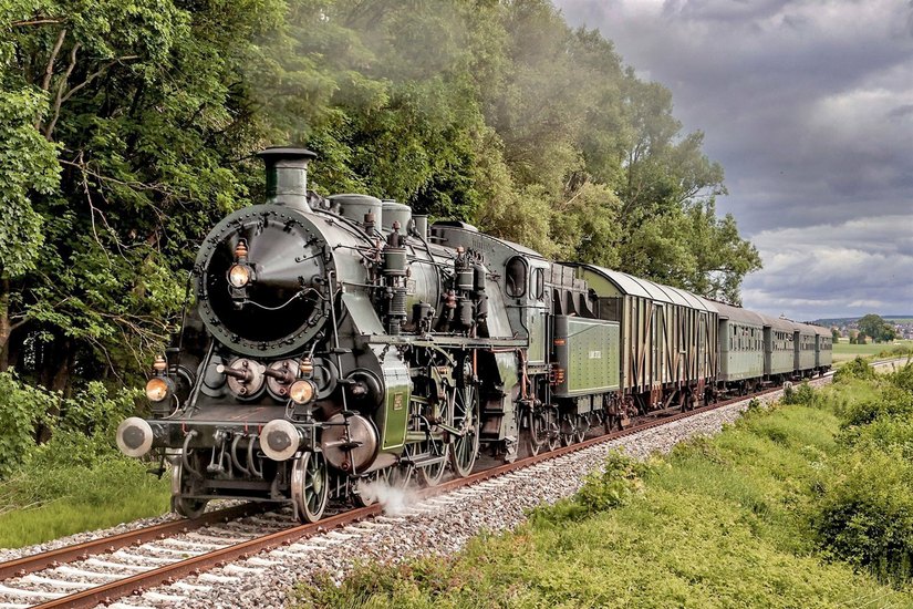 Dampflokomotiven waren die ersten selbstfahrenden Schienenfahrzeuge und dominierten den Schienenverkehr von seiner Entstehung bis in das 20. Jahrhundert hinein.