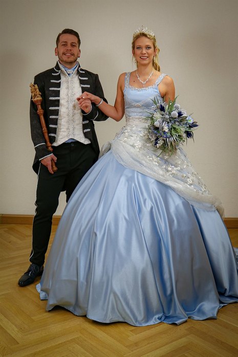 Die Faschingsgesellschaft Bachtalia ist mit Prinzessin Jana I. und Prinz Andreas III beim Wettbewerb vertreten.
