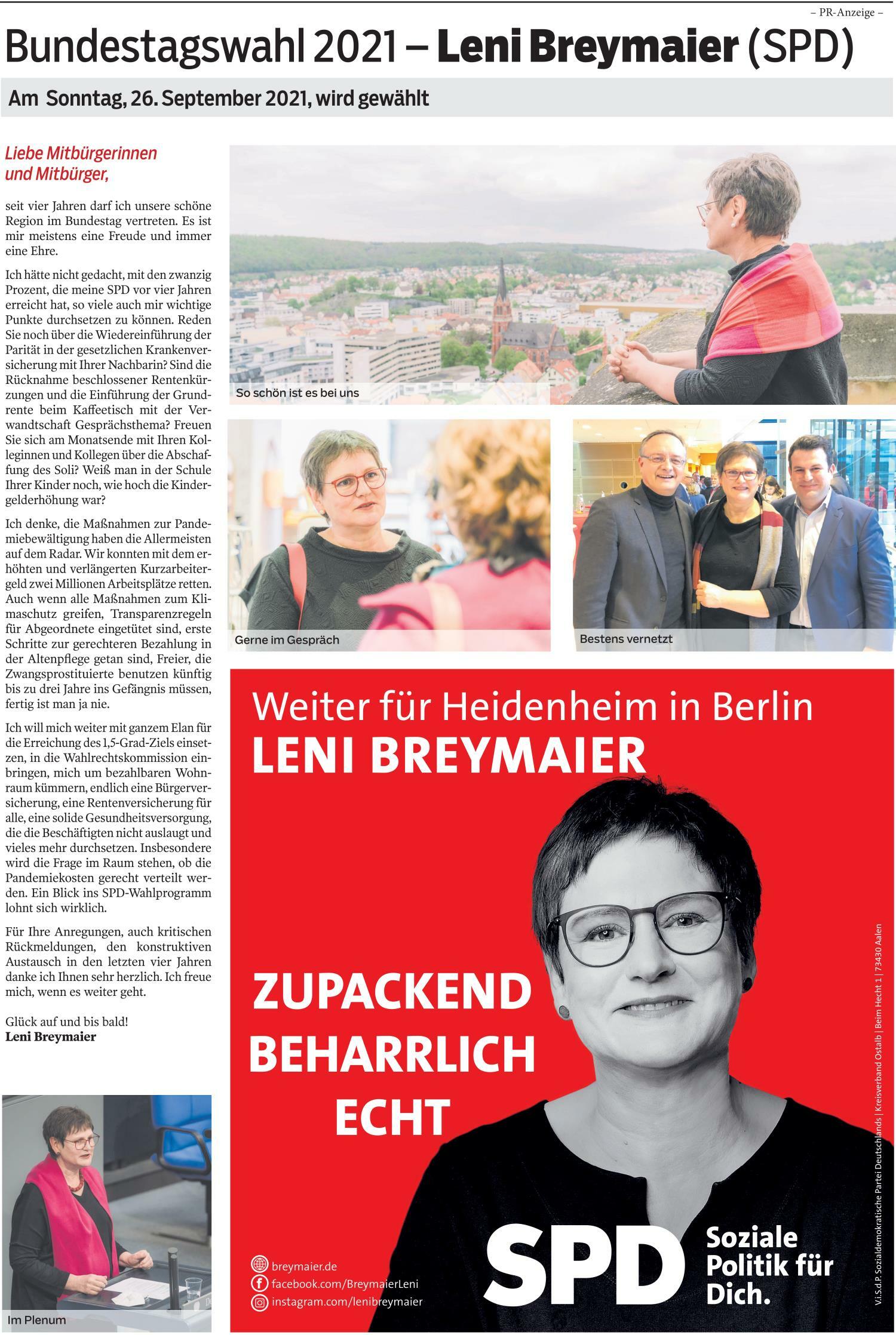 Bundestagswahl Leni Breimayer