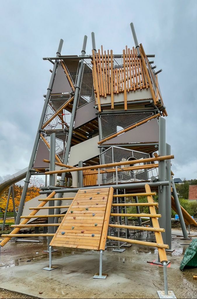 Der Aussichtsturm im Heidenheimer Brenzpark wird generationenübergreifend nutzbar sein. Foto: Stadt Heidenheim